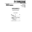 Sony EV-S550B, EV-S550E (serv.man2) Service Manual
