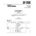 Sony GV-300E (serv.man2) Service Manual