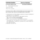 Harman Kardon AVR 10 (serv.man3) Technical Bulletin