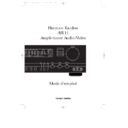 Harman Kardon AVR 11 (serv.man7) User Guide / Operation Manual