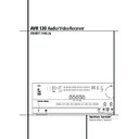 avr 130 (serv.man2) user guide / operation manual