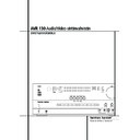 avr 130 (serv.man3) user guide / operation manual
