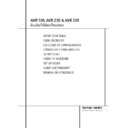 avr 130 (serv.man8) user guide / operation manual