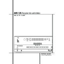 avr 135 (serv.man7) user guide / operation manual