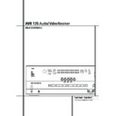 avr 135 (serv.man8) user guide / operation manual