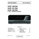 Harman Kardon AVR 139 (serv.man4) Service Manual
