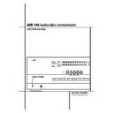 avr 140 (serv.man8) user guide / operation manual