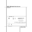 avr 1500 (serv.man2) user guide / operation manual