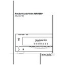 avr 1550 (serv.man11) user guide / operation manual
