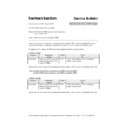 Harman Kardon AVR 20 (serv.man11) Technical Bulletin