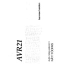 avr 21 (serv.man8) user guide / operation manual