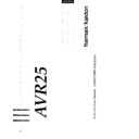avr 25 (serv.man10) user guide / operation manual