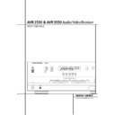 avr 2550 (serv.man13) user guide / operation manual