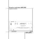 avr 2550 (serv.man15) user guide / operation manual