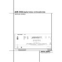 avr 2550 (serv.man8) user guide / operation manual
