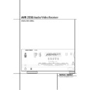 avr 2550 (serv.man9) user guide / operation manual