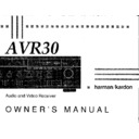 Harman Kardon AVR 30 (serv.man3) User Guide / Operation Manual