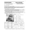 Harman Kardon AVR 300 (serv.man12) Technical Bulletin