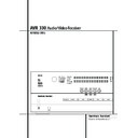 avr 330 (serv.man8) user guide / operation manual