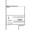 avr 335 (serv.man12) user guide / operation manual