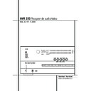 avr 335 (serv.man5) user guide / operation manual