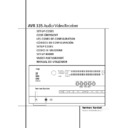 avr 335 (serv.man6) user guide / operation manual