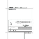 avr 335 (serv.man8) user guide / operation manual