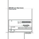 avr 340 (serv.man3) user guide / operation manual