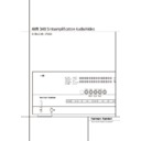 avr 340 (serv.man4) user guide / operation manual
