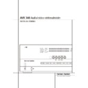 avr 340 (serv.man7) user guide / operation manual