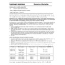 Harman Kardon AVR 35 (serv.man13) Technical Bulletin