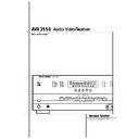 Harman Kardon AVR 3550 Service Manual