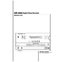 avr 4000 (serv.man4) user guide / operation manual