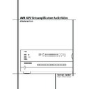 avr 435 (serv.man7) user guide / operation manual
