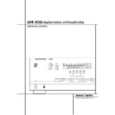 Harman Kardon AVR 4500 (serv.man9) User Guide / Operation Manual