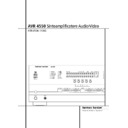 avr 4550 (serv.man9) user guide / operation manual