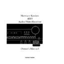 Harman Kardon AVR 5 (serv.man2) User Guide / Operation Manual
