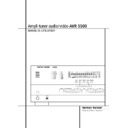 avr 5500 (serv.man11) user guide / operation manual