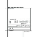 avr 5550 (serv.man2) user guide / operation manual