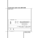 avr 5550 (serv.man9) user guide / operation manual