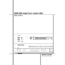 Harman Kardon AVR 630 (serv.man6) User Guide / Operation Manual