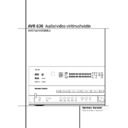 avr 630 (serv.man7) user guide / operation manual