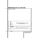 avr 635 (serv.man2) user guide / operation manual