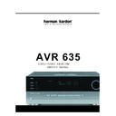 Harman Kardon AVR 635 Service Manual