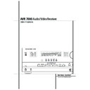 avr 7000 (serv.man7) user guide / operation manual