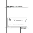avr 7300 (serv.man3) user guide / operation manual