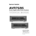 Harman Kardon AVR 75 (serv.man2) Service Manual