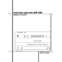 avr 7500 (serv.man4) user guide / operation manual