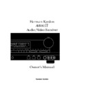 Harman Kardon AVR 80MK II (serv.man4) User Guide / Operation Manual
