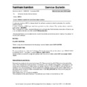 Harman Kardon CDR 2 (serv.man2) Technical Bulletin
